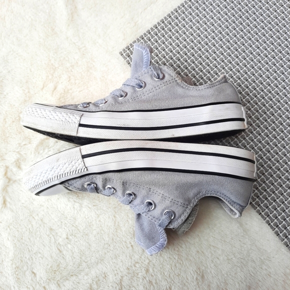 Converse Chuck Taylor All Star Low Top Sneaker Sparkle Double Tongue 5 - Picture 4 of 12